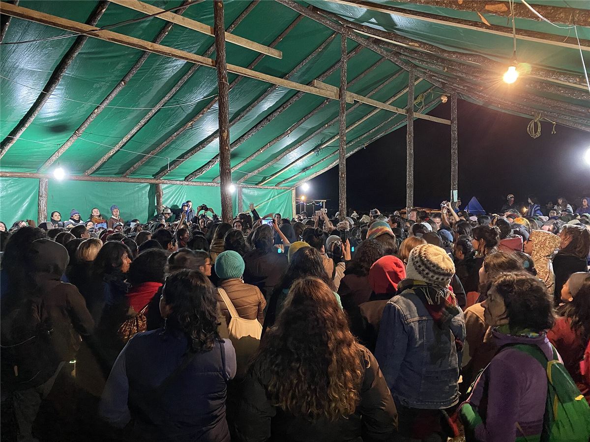Rencontre internationale des « femmes qui luttent », organisée par les zapatistes en décembre 2019.